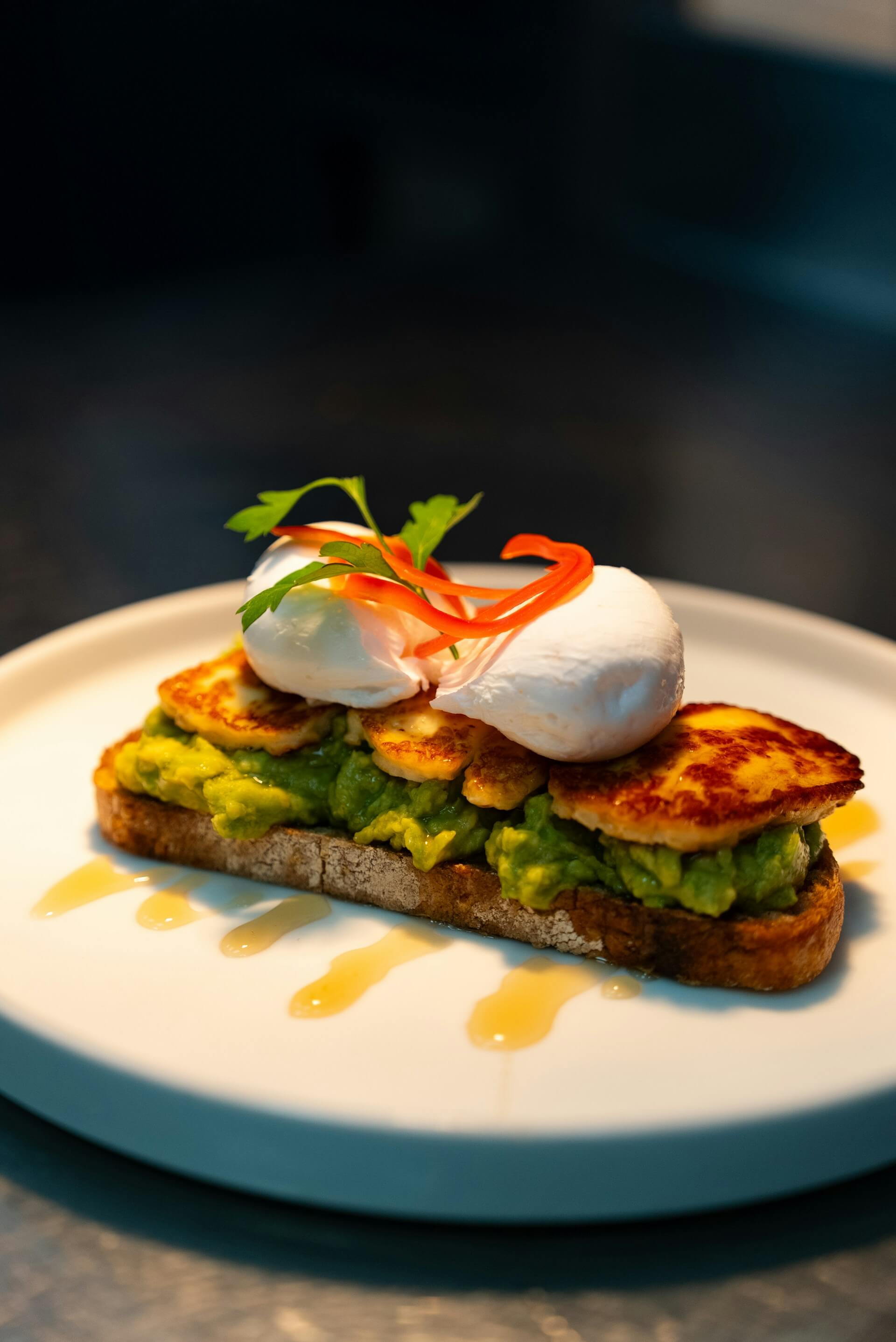 Poached eggs chicken toast recipe